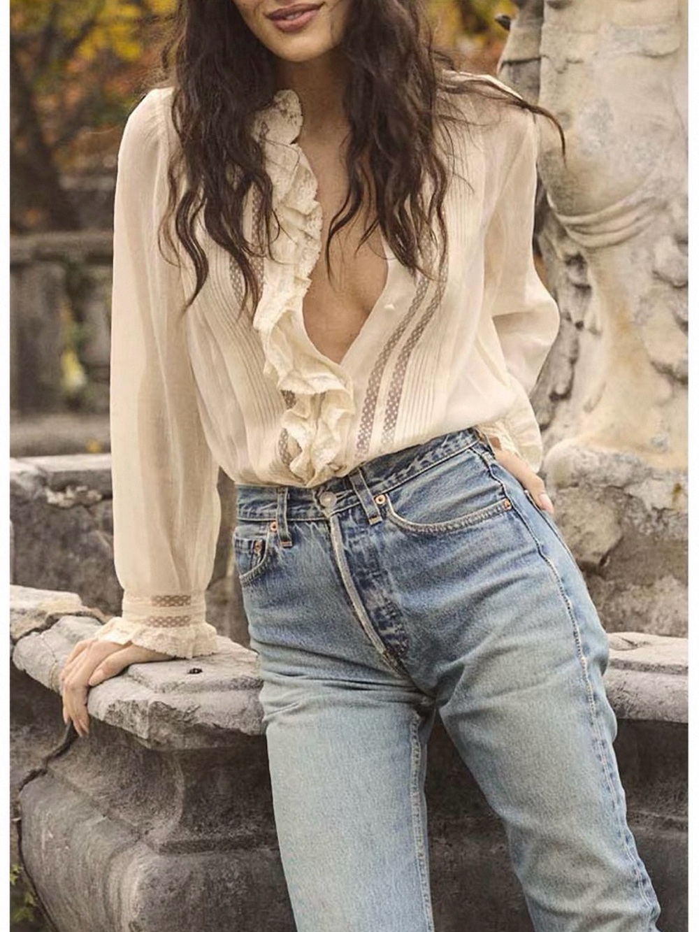 NWOT Doen MAGDELEINE TOP IN CANDLELIGHT